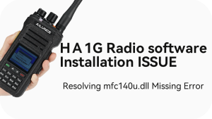 HA1G Radio Software Installation Issue: Resolving mfc140u.dll Missing Error doloremque